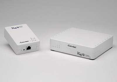 Actiontec's Mega PlugAV 200 Mbps Powerline Ethernet Kit