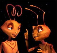 Z and Princess Bala, from ANTZ