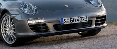 Porsche 911 with LED Daytime Running Lights