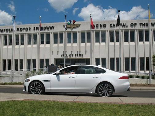 Jaguar XF S at the Indy Museum