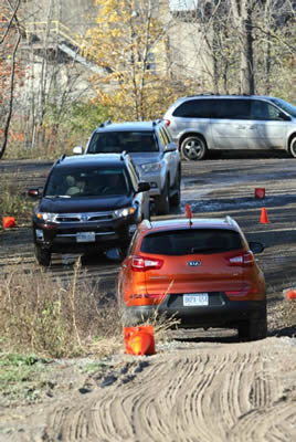 SUV's go offroad at TestFest