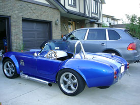 The author's cousin's gorgeous Factory Five Cobra