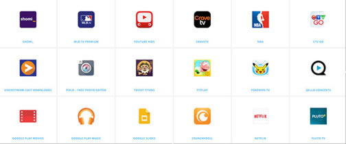 Some Chromecast apps