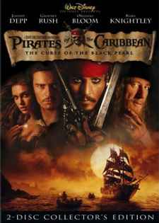 Pirates of the Caribbean - the Curse of the Black Pearl on DVD