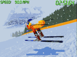Whizzing down the slope with FPS: Ski Racing