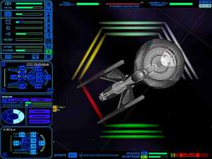 The Starfleet Command interface screen