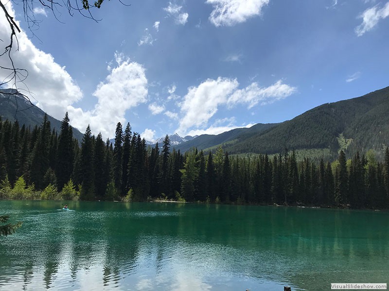 Blue Lake, about halfway between Elkford and Elk Lake