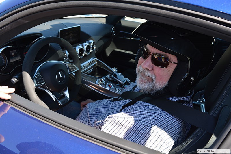 Some oaf at the wheel of the mighty AMG GT