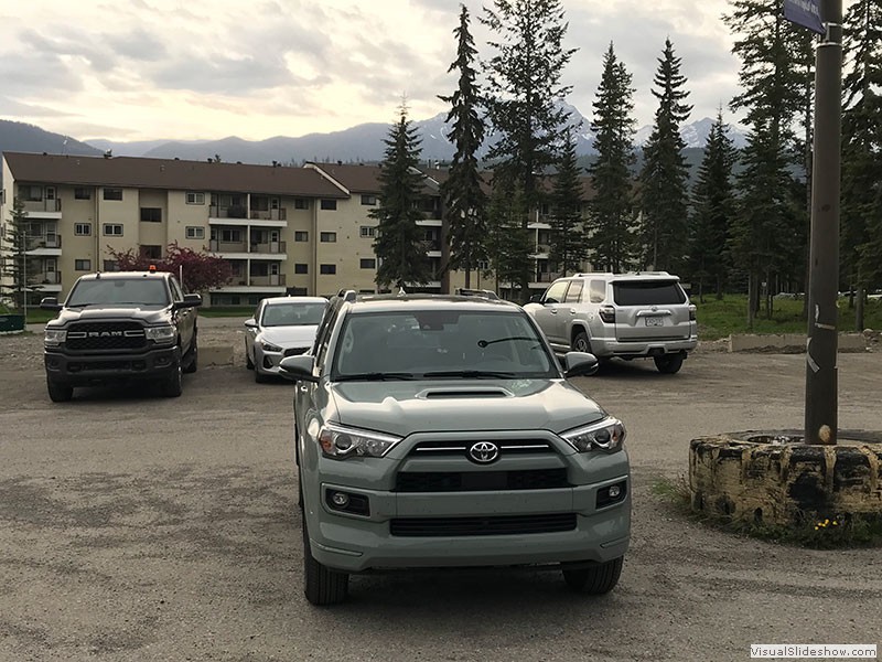 The view from The Lamplighter, Elkford's premiere Pub/restaurant