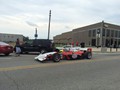 Saturday night in Speedway - rides in the two seater. Photo by Blair Riddle