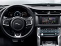 Jaguar XF dashboard. Jaguar photo.